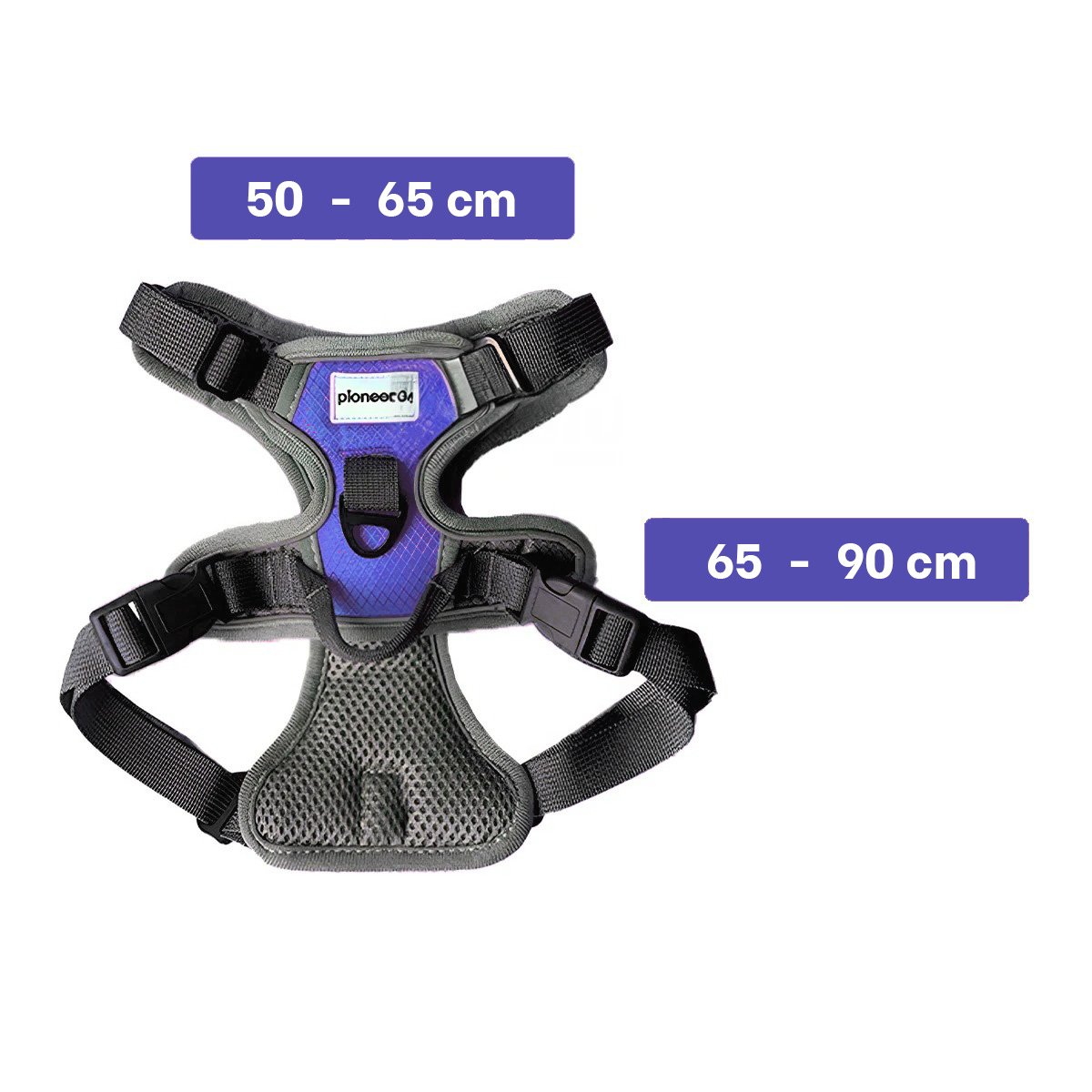 ARNES CONFORT PARA PERRO MORADO TALLA L FACIL DE COLOCAR Y AJUSTAR Y+PAPEL REGALO - 4