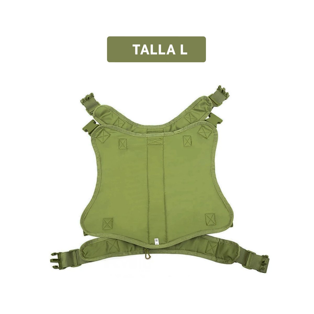 PACK4 ARNES PARA PERRO GRANDE VERDE OSCURO TALLA L DURABLE Y FACIL DE COLOCAR - 4