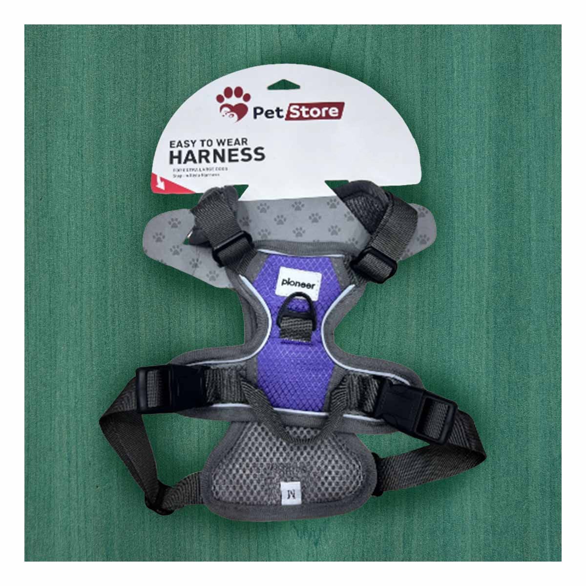 PACK4 SISTEMA DE SUJECION PARA PERRO MORADO TALLA S AJUSTABLE Y+REGALO STICKER - 5