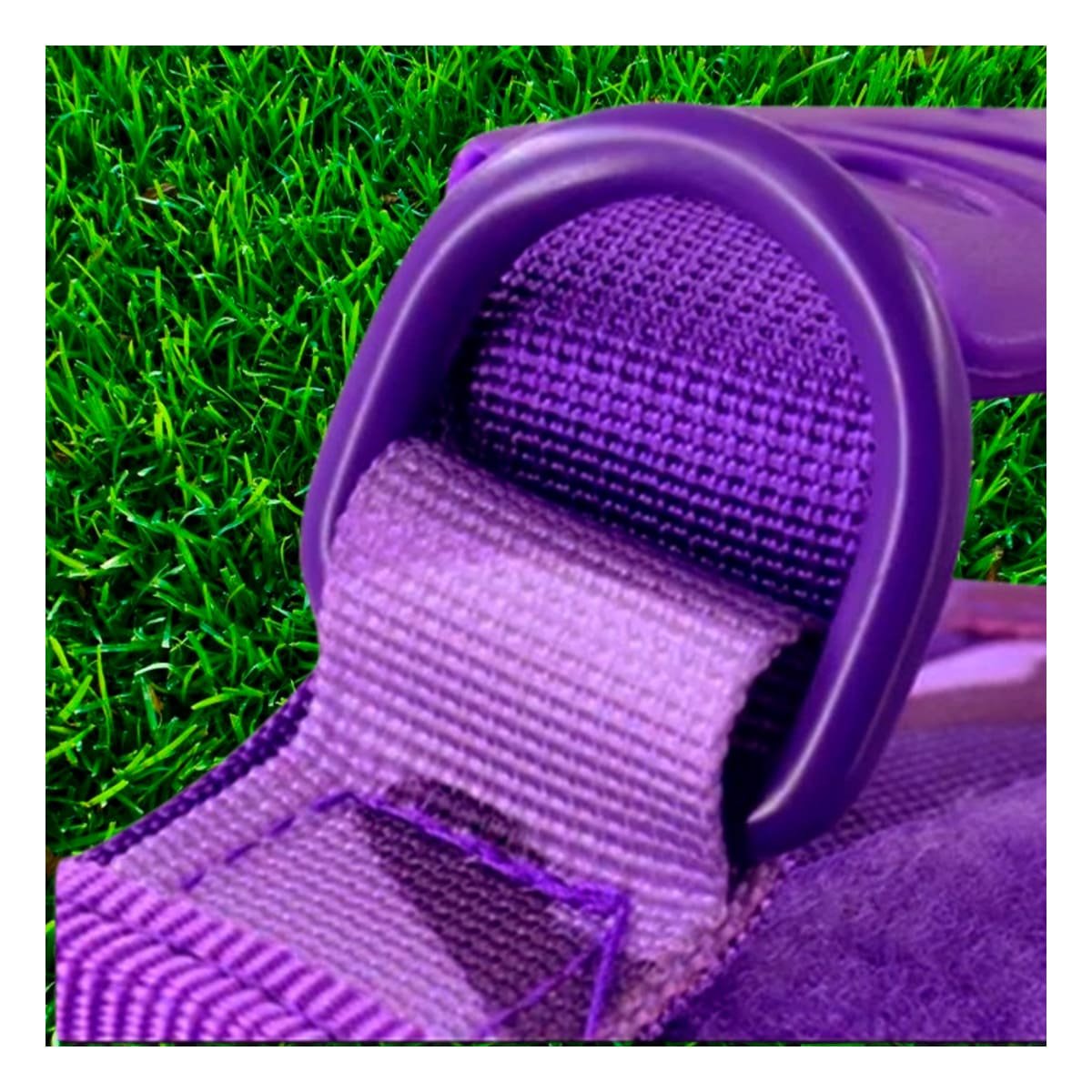 PACK2 CORREA PARA PERRO GRANDE MORADO TALLA L COMODO Y SEGURO - 3