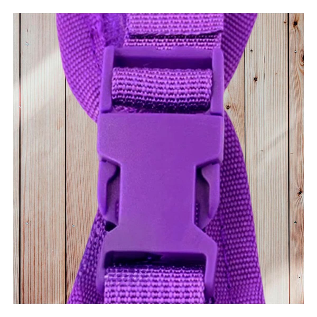 PACK2 CORREA PARA PERRO GRANDE MORADO TALLA L COMODO Y SEGURO - 5