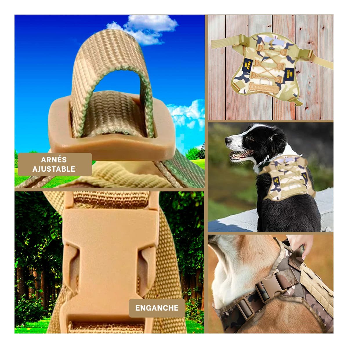 ARNES PROTECTOR PARA PERRO VERDE CLARO TALLA XL COMODO Y SEGURO PARA PASEO Y+POST IT - 5