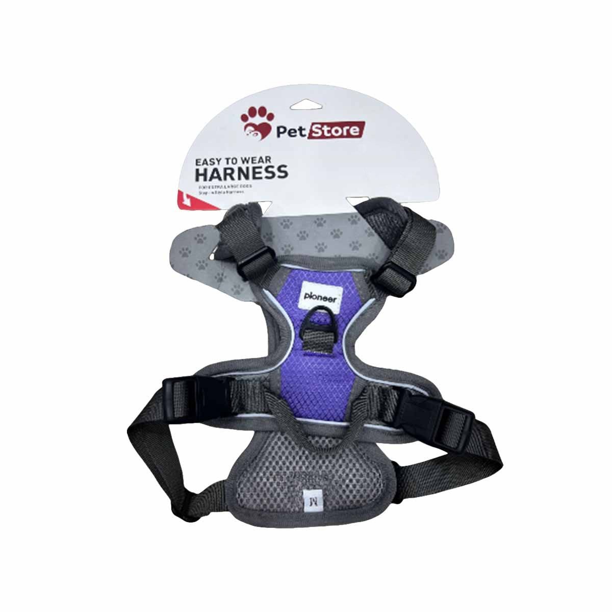 PACK4 CORREA DE PASEO PARA PERRO MORADO TALLA S SEGURA Y+PAPEL REGALO - 3