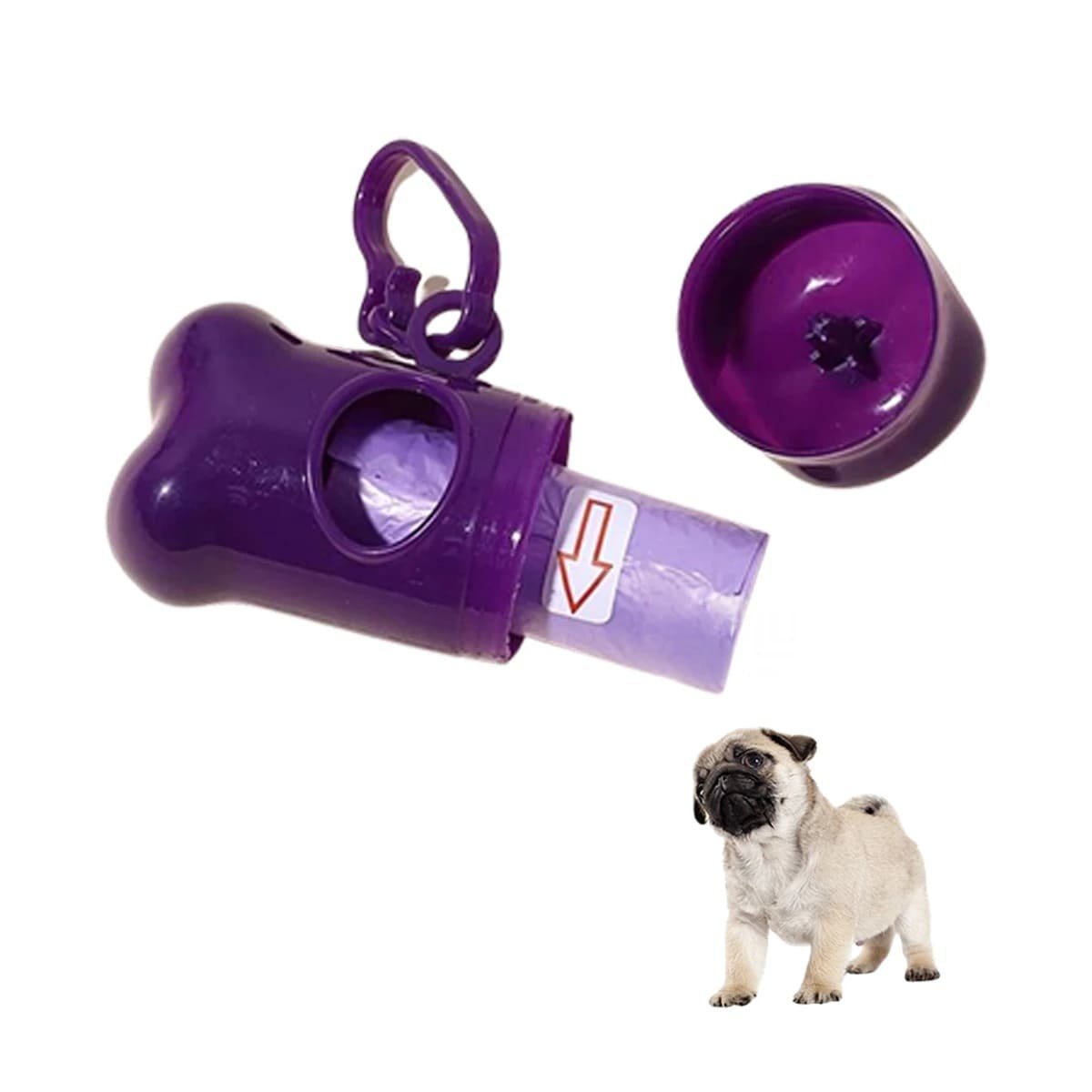 PACK6 ACCESORIO HIGIENICO MORADO PARA MASCOTAS USO DIARIO PRACTICO Y+REGALO STICKER - 2