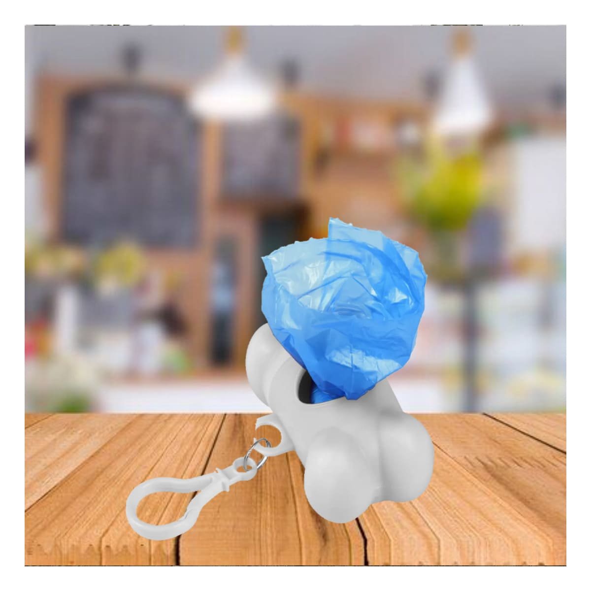 PACK2 CONTENEDOR DE BOLSAS BLANCO TIPO HUESO FACIL DE TRANSPORTAR Y+PAPEL REGALO - 2