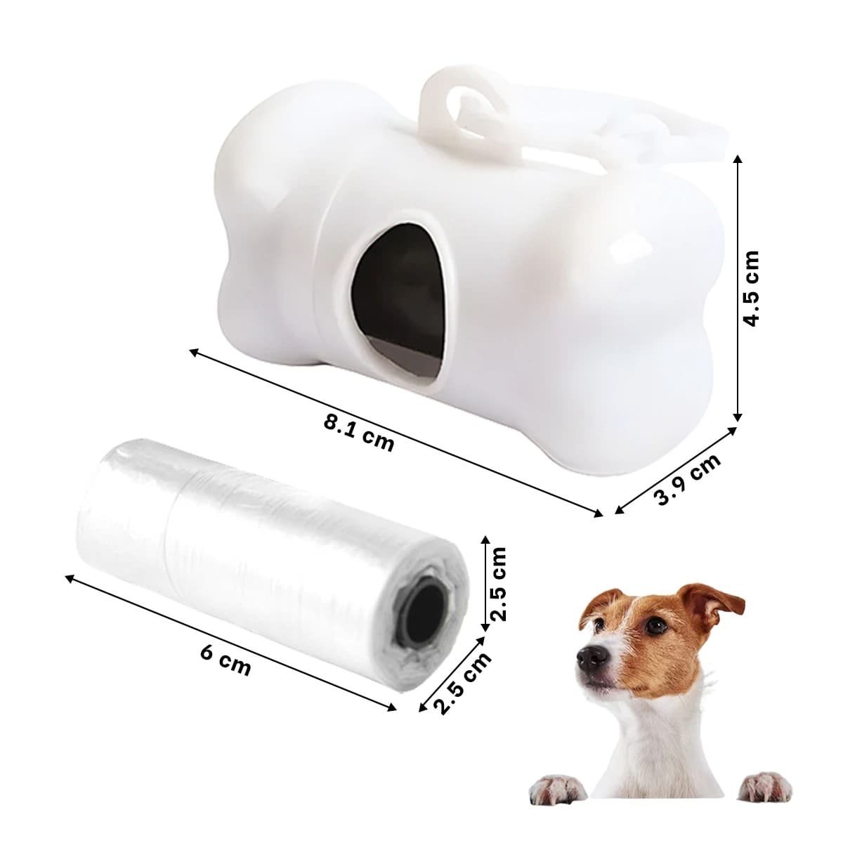 PACK12 DISPENSADOR BLANCO CON CLIP INTEGRADO PARA PASEOS AL AIRE LIBRE Y+PAPEL REGALO - 4