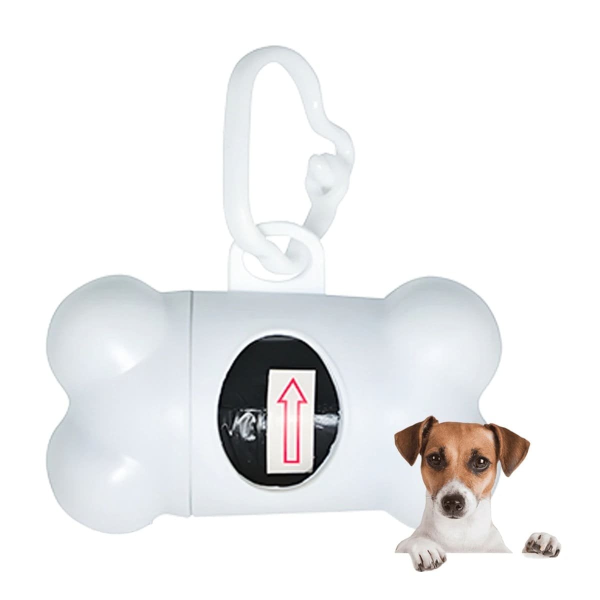 PACK6 ACCESORIO HIGIENICO BLANCO PARA MASCOTAS USO DIARIO PRACTICO Y+REGALO STICKER - 2