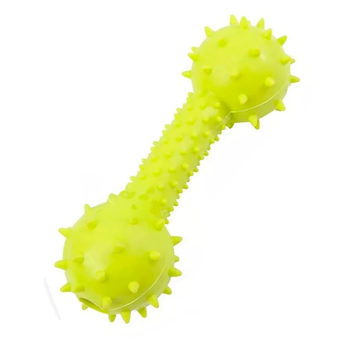 PACK2 JUGUETE HUESO VERDE AMARILLENTO CON BOLAS QUE FACILITAN EL JUEGO Y+REGALO STICKER - 2