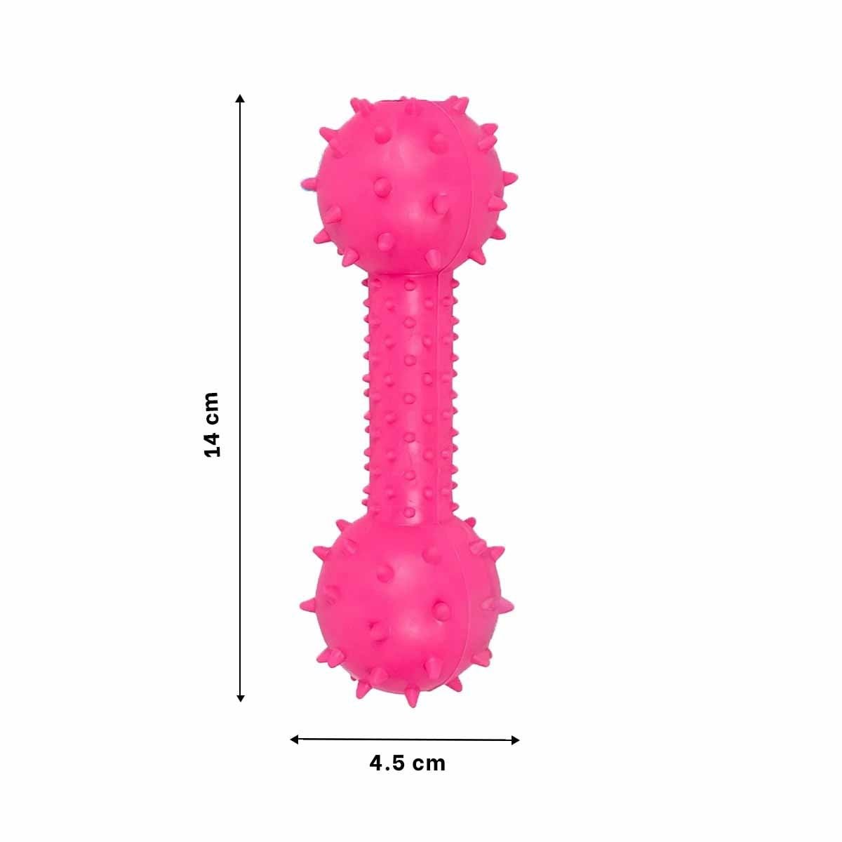 PACK2 HUESO DE JEBE ROSADO PARA USO EN INTERIORES O EXTERIORES Y+PAPEL REGALO - 4