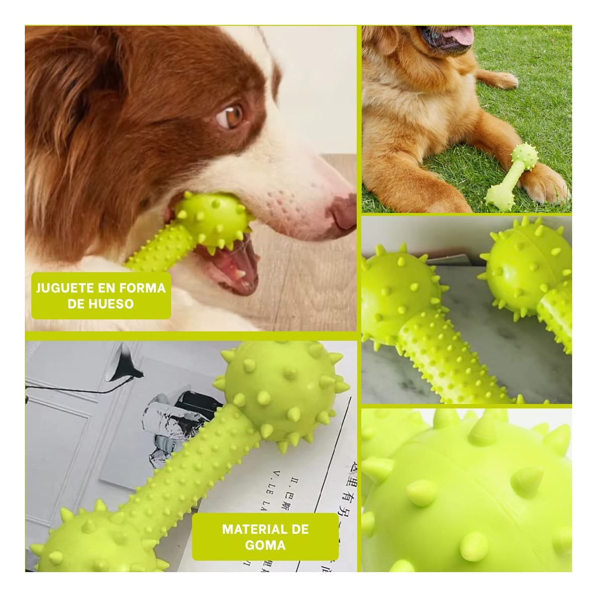 PACK4 HUESO VERDE AMARILLENTO TEXTURIZADO PARA JUEGO INDEPENDIENTE Y+REGALO STICKER - 2