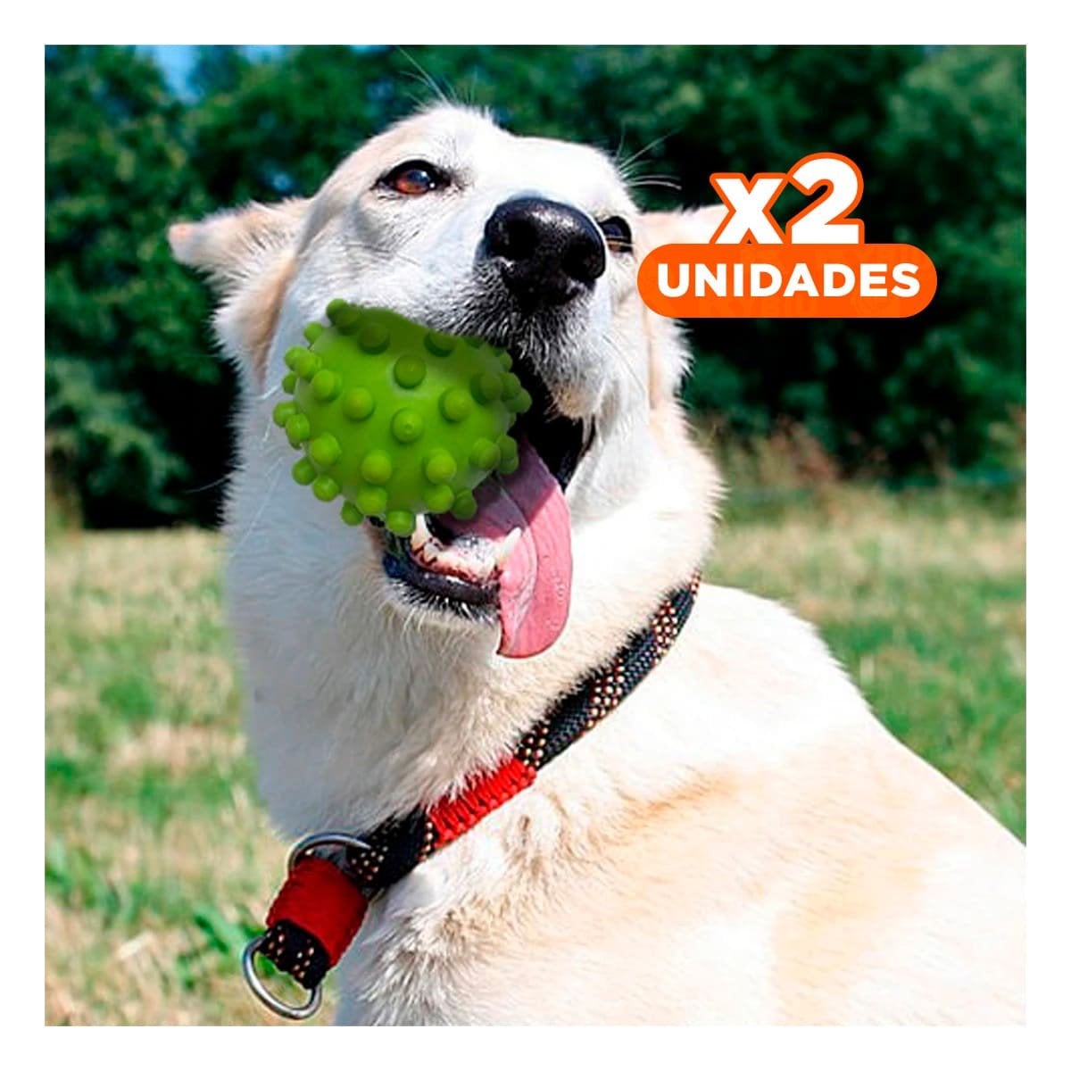 PACK2 DISPOSITIVO DE ACTIVIDAD CANINA CAUCHO VERDE RESISTENTE AL USO DIARIO Y+REGALO STICKER - 1