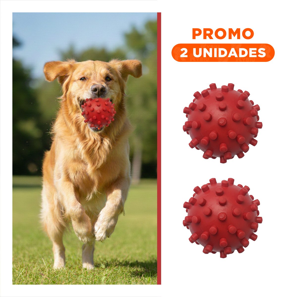 PACK2 FIGURA ROJA TIPO CHIRIMOLLA PARA ESTIMULAR EL JUEGO - 1