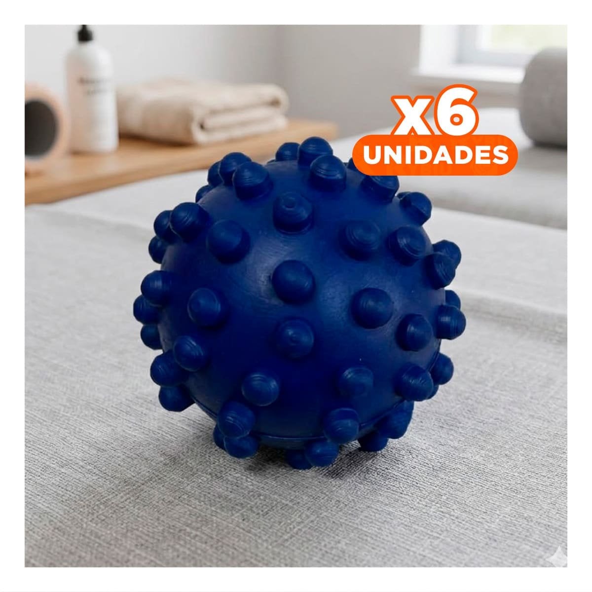 PACK6 PELOTA INTERACTIVA AZUL FORMA CHIRIMOLLA GRANDE PARA DIVERSION CONTINUA Y+REGALO STICKER - 1