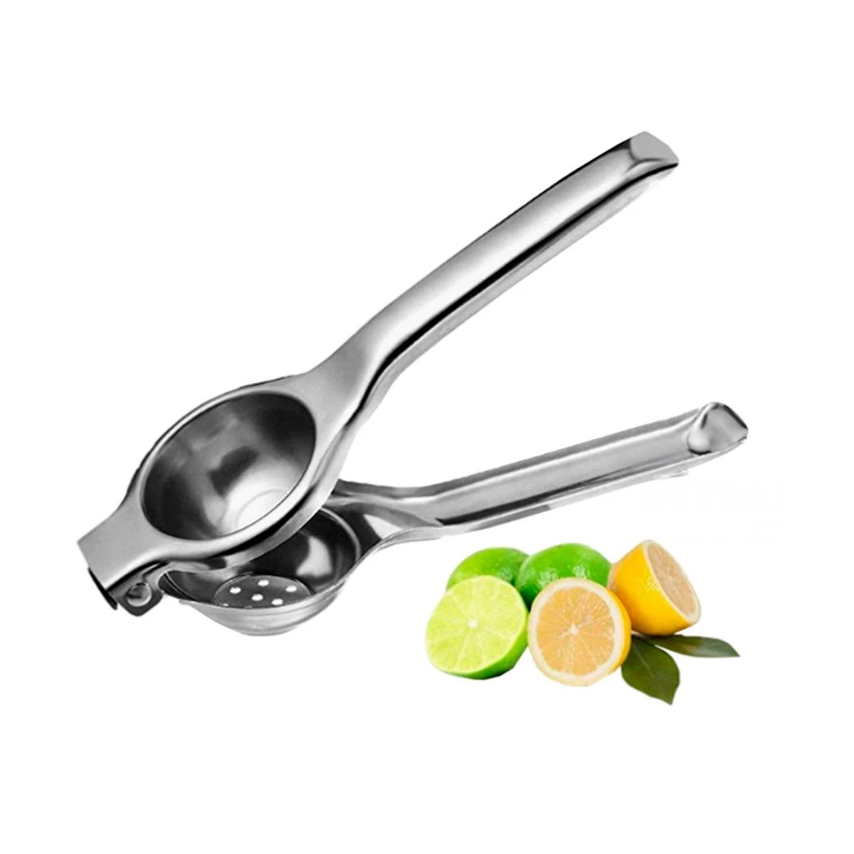 PACK12 UTENSILIO DE COCINA PARA LIMON EN METAL EN COLOR PLATEADO 21 CM X 6 CM Y+REGALO STICKER - 2