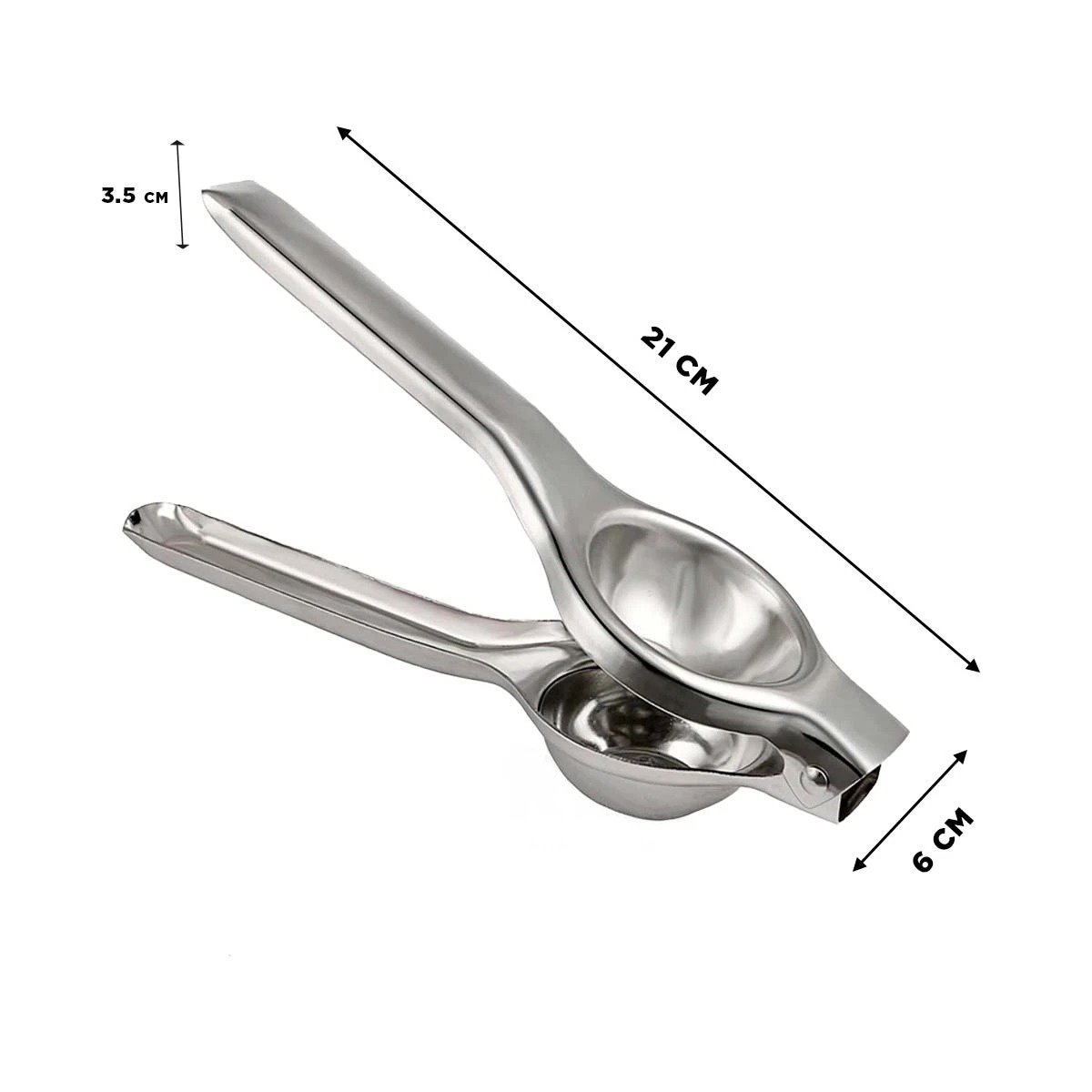 PACK6 EXTRACTOR 21 CM X 6 CM DE LIMON CON BASE PLATEADA DE METAL Y+PAPEL REGALO - 4