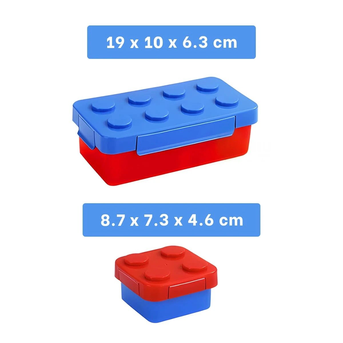 PACK4 SET EN VARIOS COLORES DE TAPERES INFANTILES CON 3 PIEZAS DE PLASTICO Y+PAPEL REGALO - 4