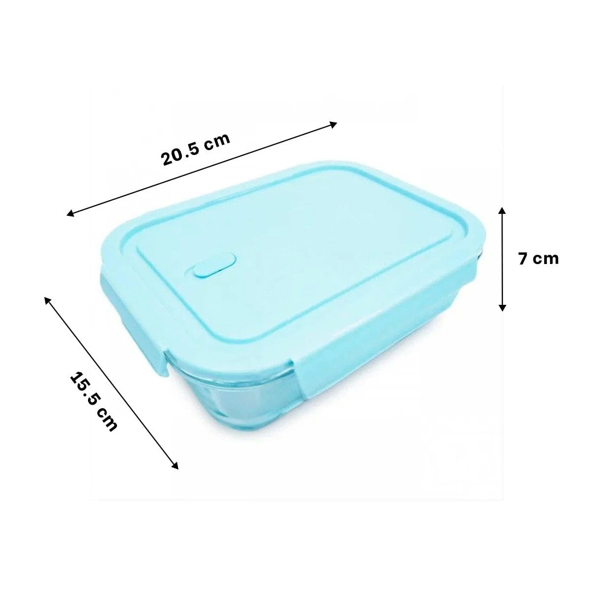 PACK6 ORGANIZADOR DE VIDRIO PARA REFRIGERAR CON 3 DIVISIONES Y+REGALO STICKER - 4
