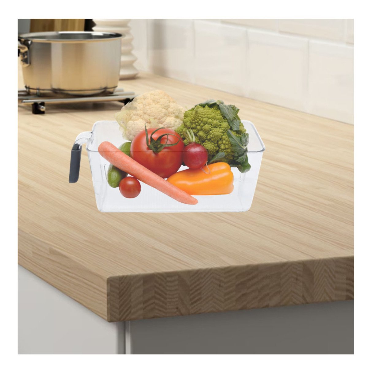 PACK4 MODULO DE COCINA RECTANGULAR CON ASA PARA REFRIGERADOR PLOMO - 5
