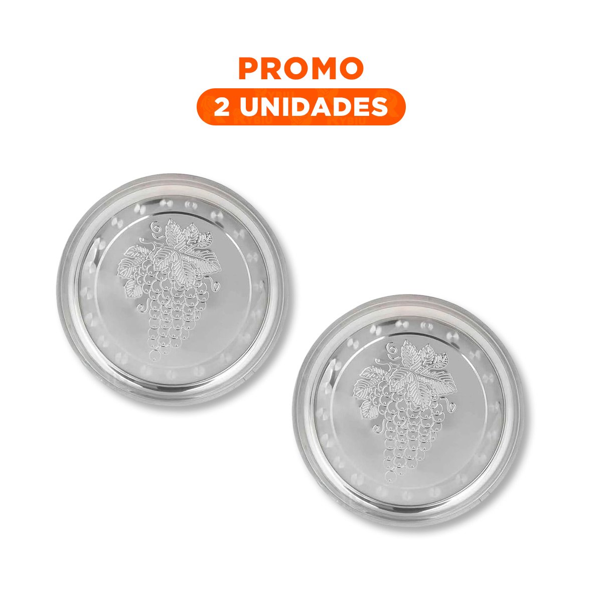 PACK2 ESTANTE DE ACERO 40 CM X 40 CM RESISTENTE Y EFICIENTE PARA COCINA DIARIA - 1