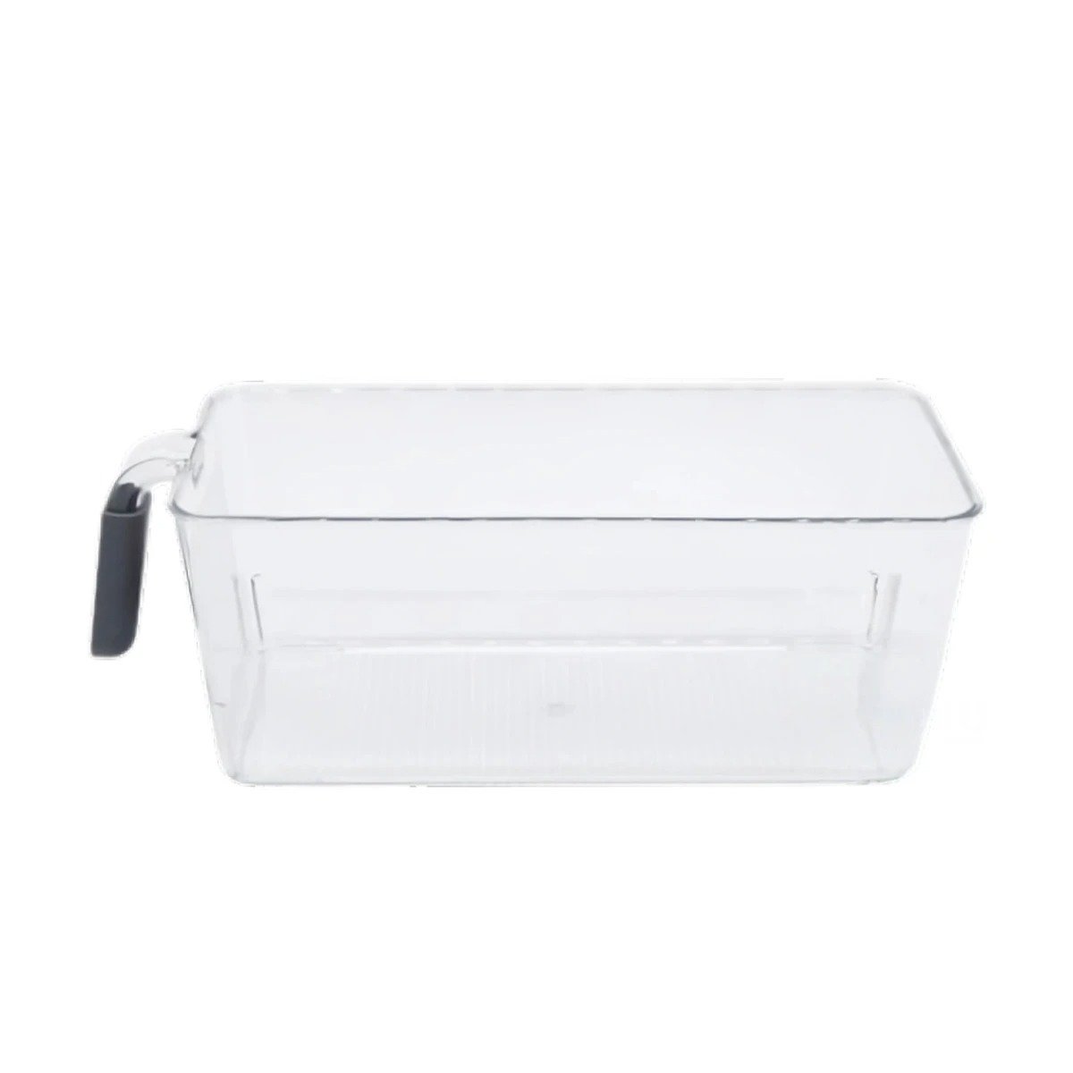 PACK2 CHAROLA DE COCINA RECTANGULAR CON ASA PARA REFRIGERADOR PLOMO Y+REGALO STICKER - 2