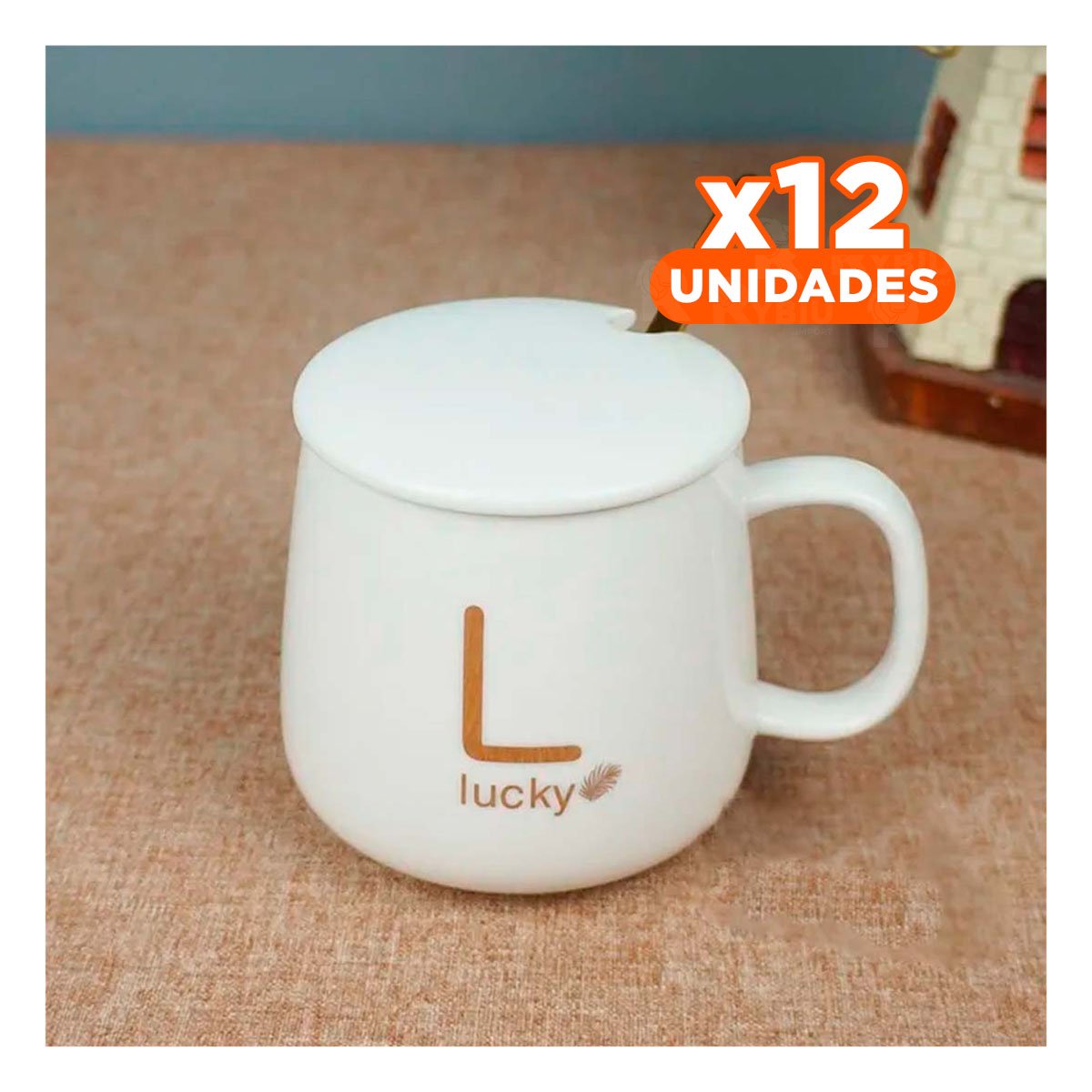 PACK12 BASE PORTATIL CALENTADORA DE TAZA BLANCO EN CAJA - 1