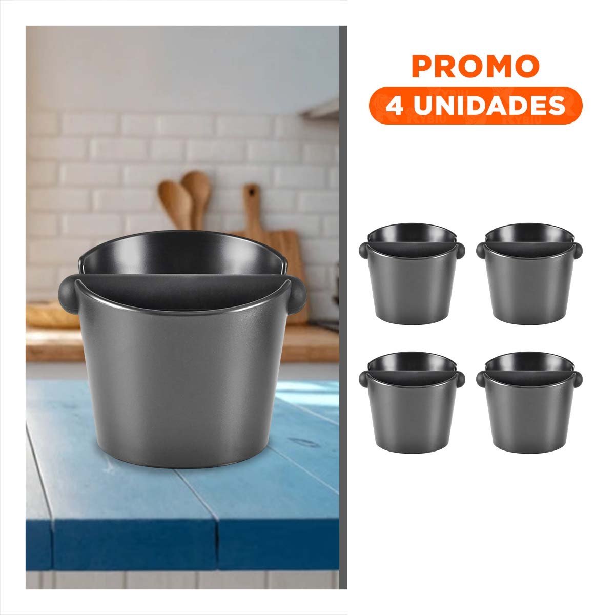 PACK4 COMPLEMENTO FUNCIONAL PARA ESTACION DE CAFE EN HOGAR Y+REGALO STICKER - 1
