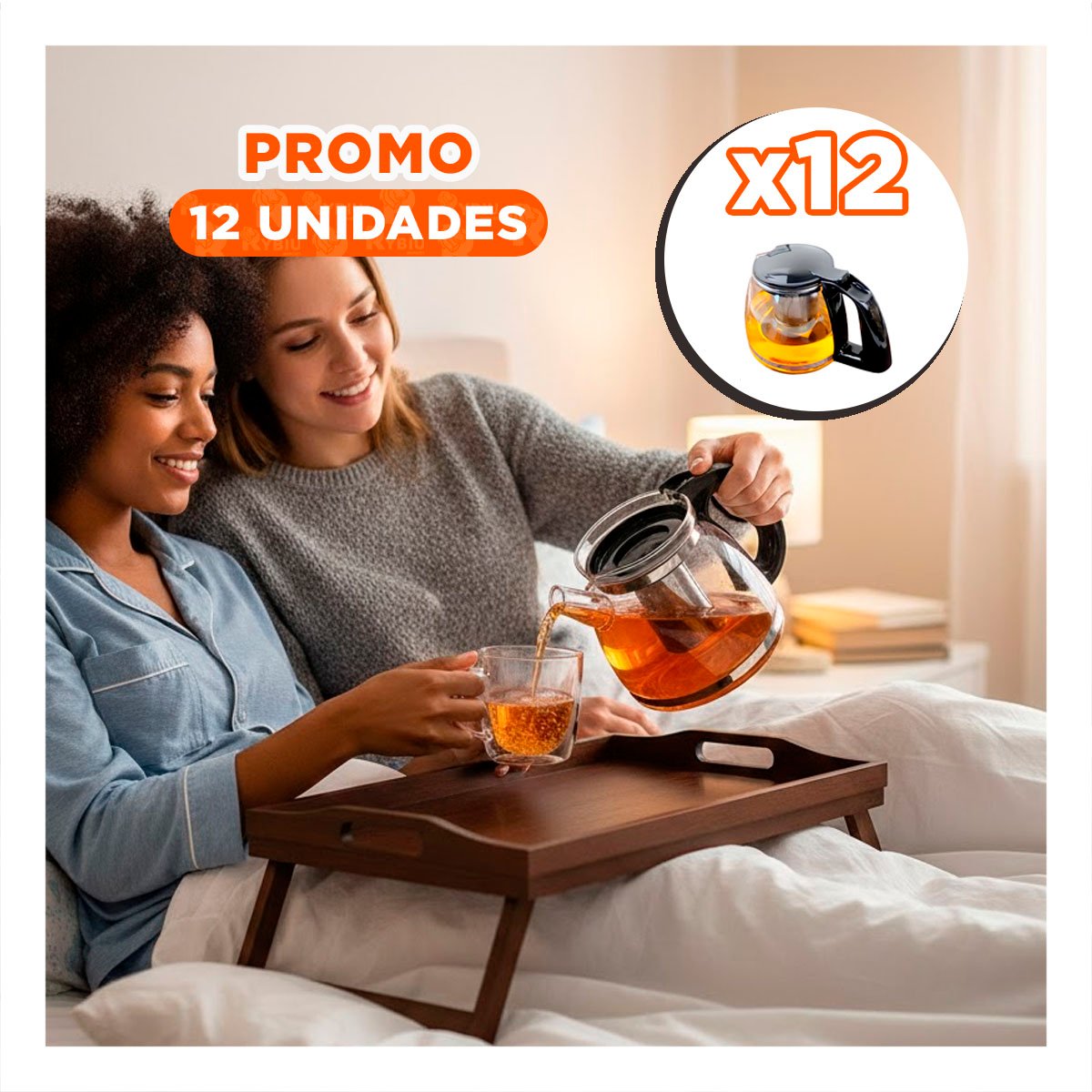 PACK12 JARRA DE VIDRIO CON FILTRO 2 LT PARA TE CASERO Y COMPARTIR CON FAMILIA - 1