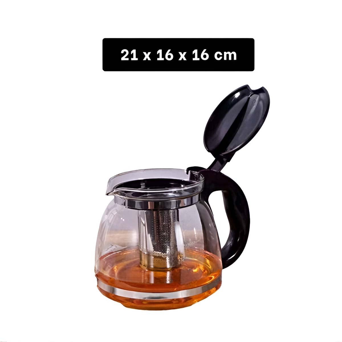 PACK6 TETERA DE VIDRIO CON FILTRO 2 LT PARA TE AROMATICO Y MOMENTOS DE RELAX Y+REGALO STICKER - 4