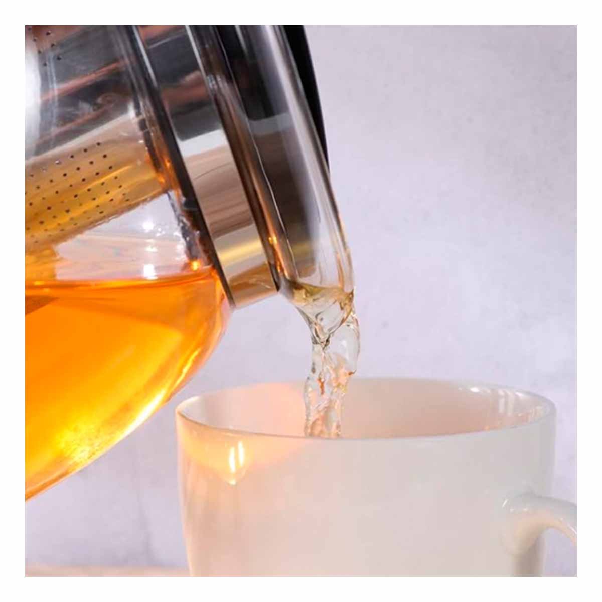 PACK6 TETERA DE VIDRIO CON FILTRO 2 LT PARA TE AROMATICO Y MOMENTOS DE RELAX Y+REGALO STICKER - 5