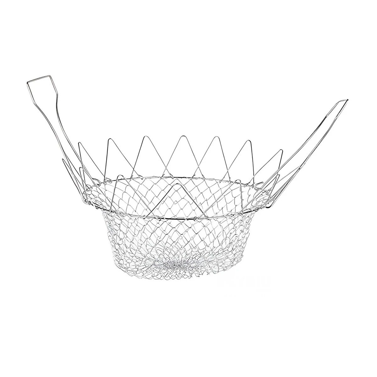 PACK12 PORTA COCINA COLAR ACERO 23CM PLATEADO PARA FREIR RAPIDO Y FACIL Y+REGALO STICKER - 2