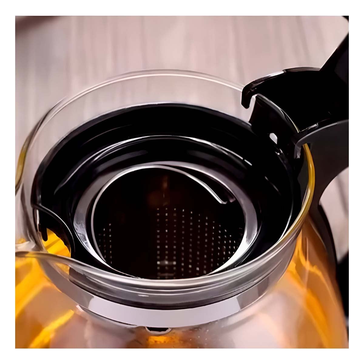 PACK4 TETERA DE VIDRIO CON FILTRO 2 LT PARA TE CASERO Y MOMENTOS CON AMIGOS - 5