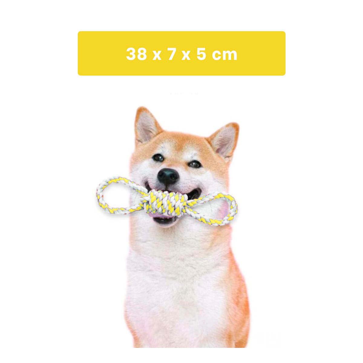 PACK2 CUERDA SOGA 4 NUDOS PET AMARILLO DE APLICACION MUY UTIL Y+PAPEL REGALO - 4