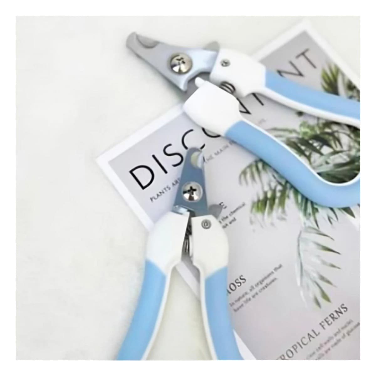 PACK6 HERRAMIENTA DE GROOMING CON TOPE AZUL GRANDE PARA MAS SEGURIDAD Y+PAPEL REGALO - 2