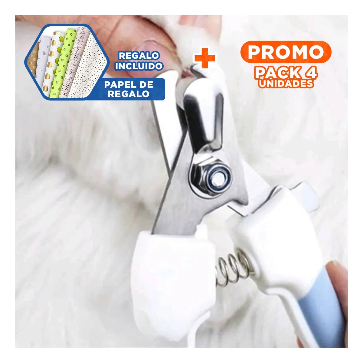 PACK4 ACCESORIO DE ASEO PARA LA ARMONIA DE SUS HIJOS AZUL CHICO Y+PAPEL REGALO - 1
