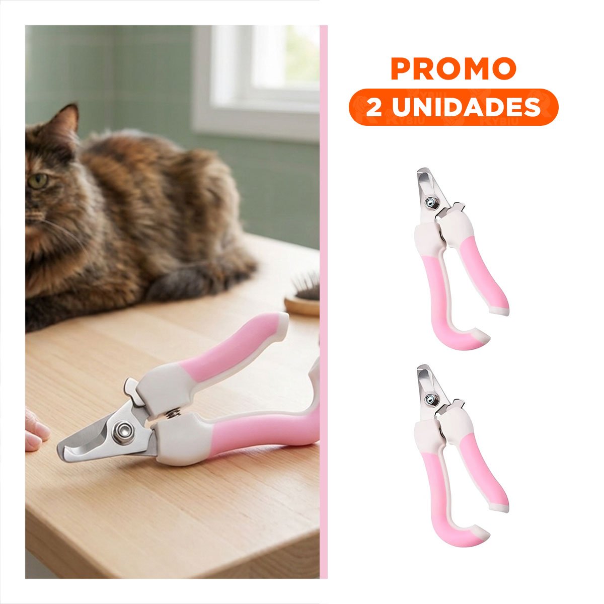 PACK2 ACCESORIO DE ASEO CON MANGO ERGONOMICO ROSADO CHICO PARA USO - 1