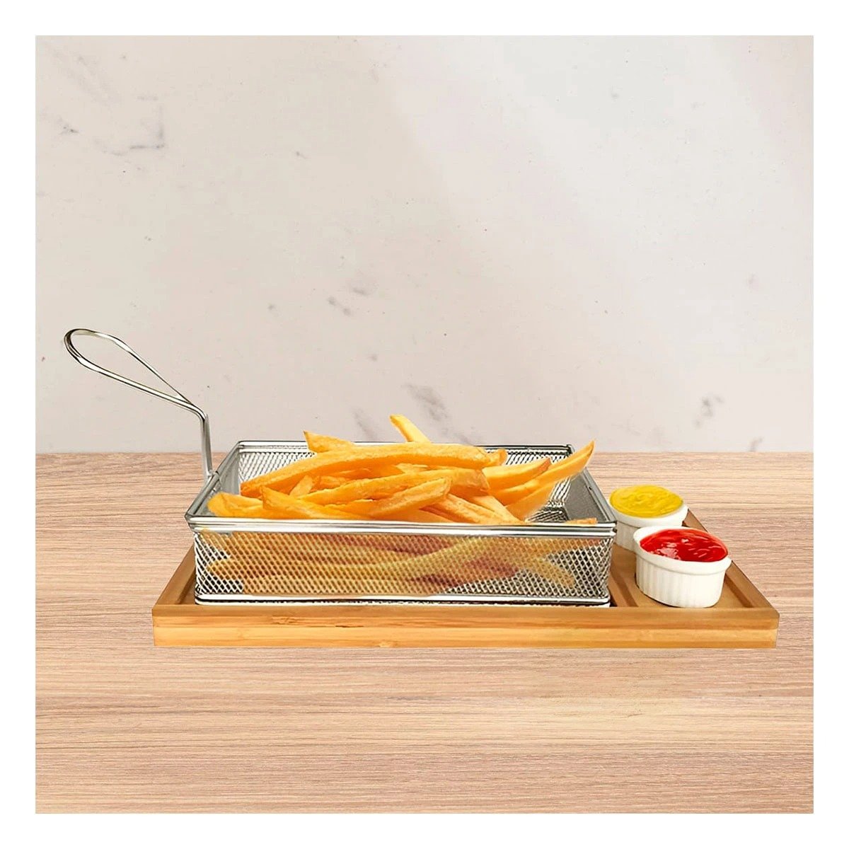 PACK4 RECIPIENTE DE COCINA PARA FRITURAS PLATEADO 25,5X13X4,5 CM PRACTICO Y+PAPEL REGALO - 2