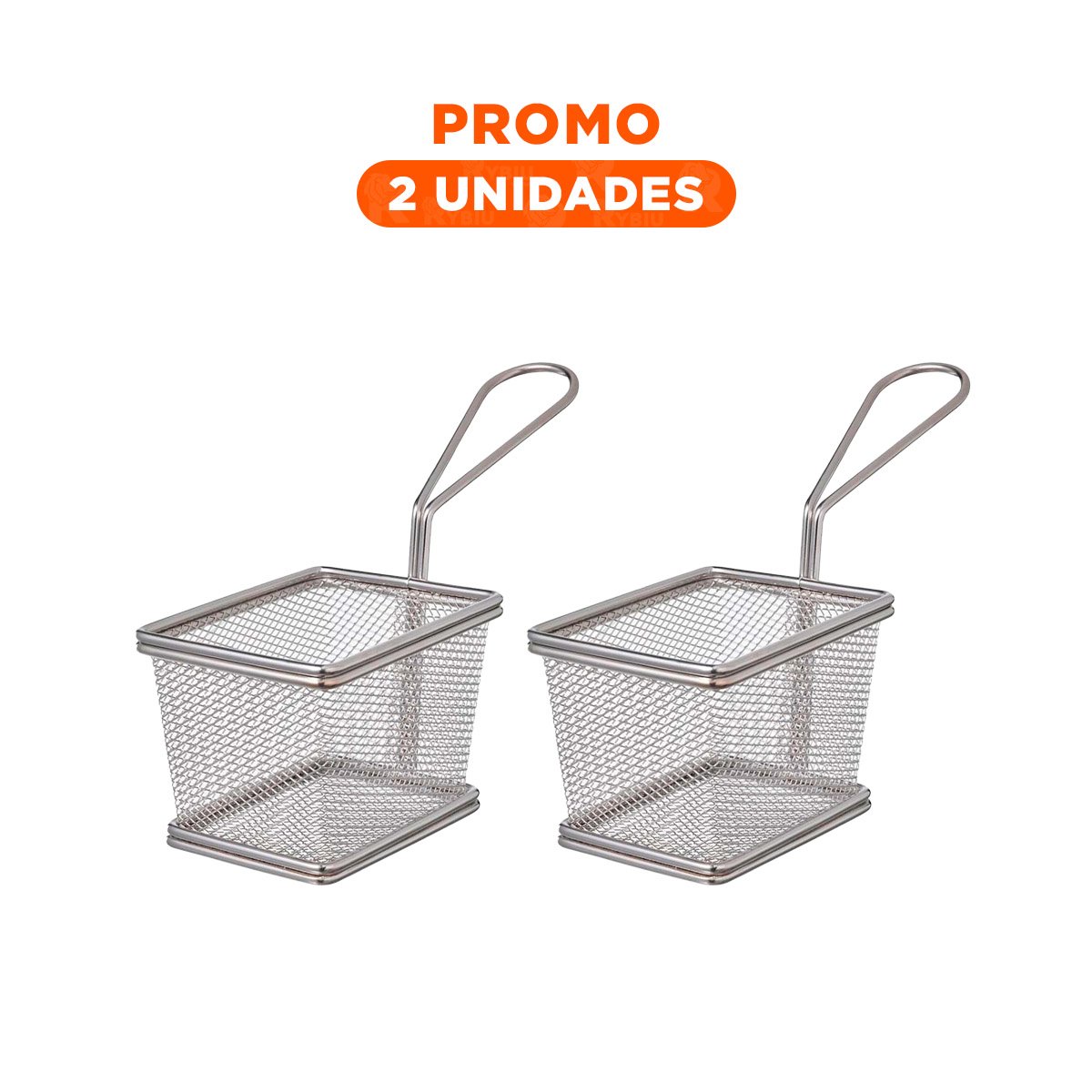 PACK2 DISPOSITIVO PARA FRITURAS PLATEADO ACERO RESISTENTE PARA USO DIARIO - 1