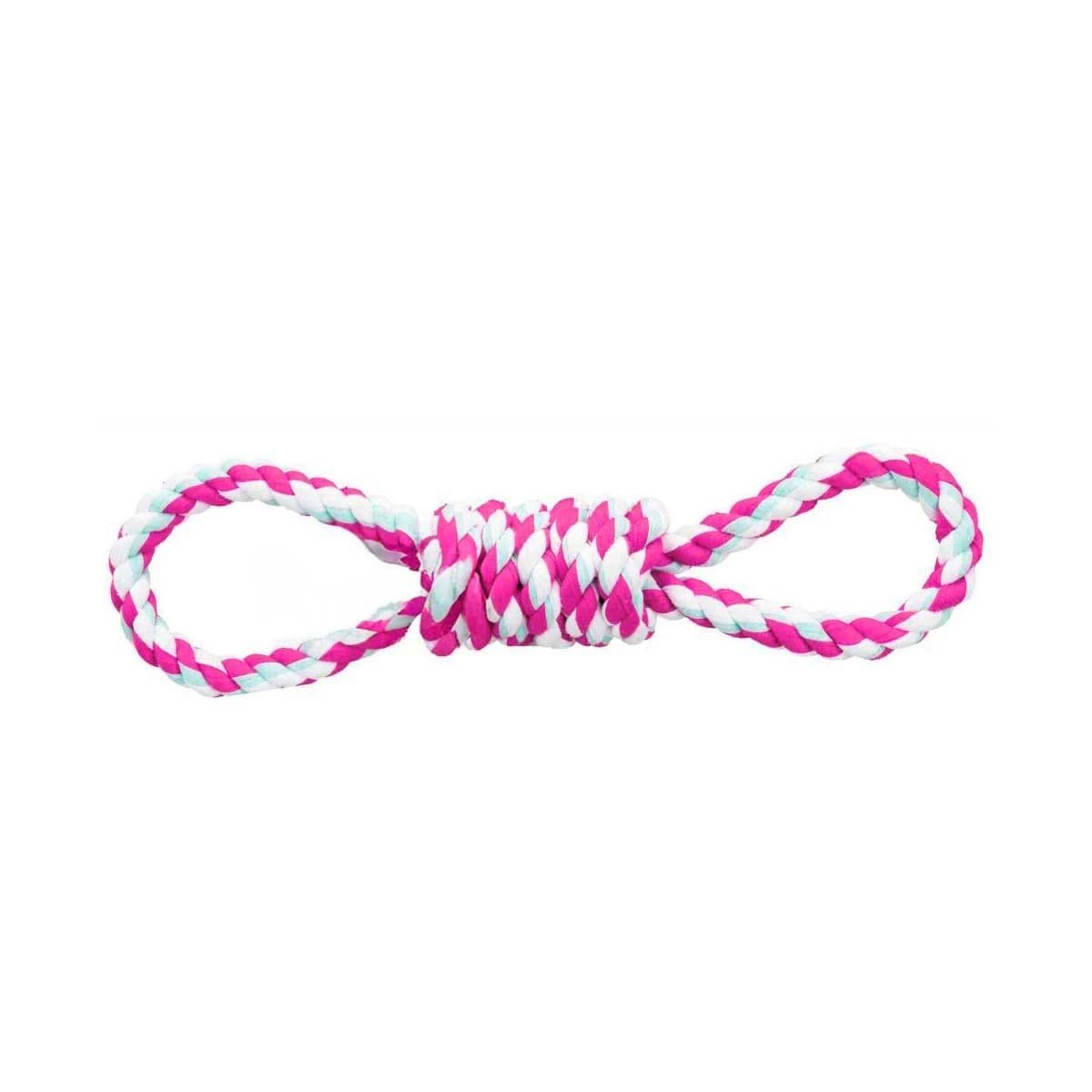 PACK4 CUERDA SOGA 4 NUDOS PET ROSADO PARA UN ESTILO MUY ACTIVO Y+PAPEL REGALO - 3