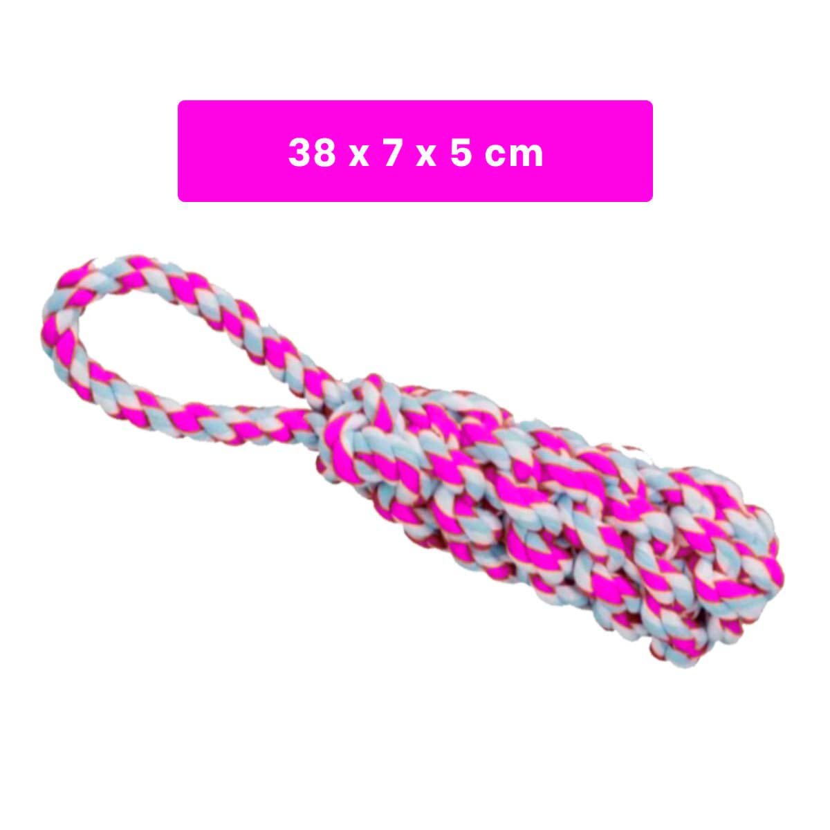 PACK12 ACCESORIO DE MORDIDA CON 4 NUDOS ROSADO PARA ORGANIZAR EN SU MESADA - 4