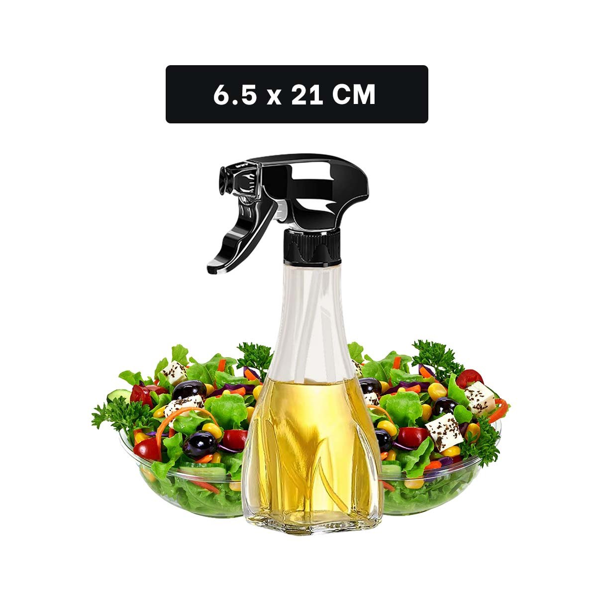 ACEITERA SPRAY 240ML NEGRO COMODA Y RESISTENTE PREPARAR COMIDAS Y+PAPEL REGALO - 4