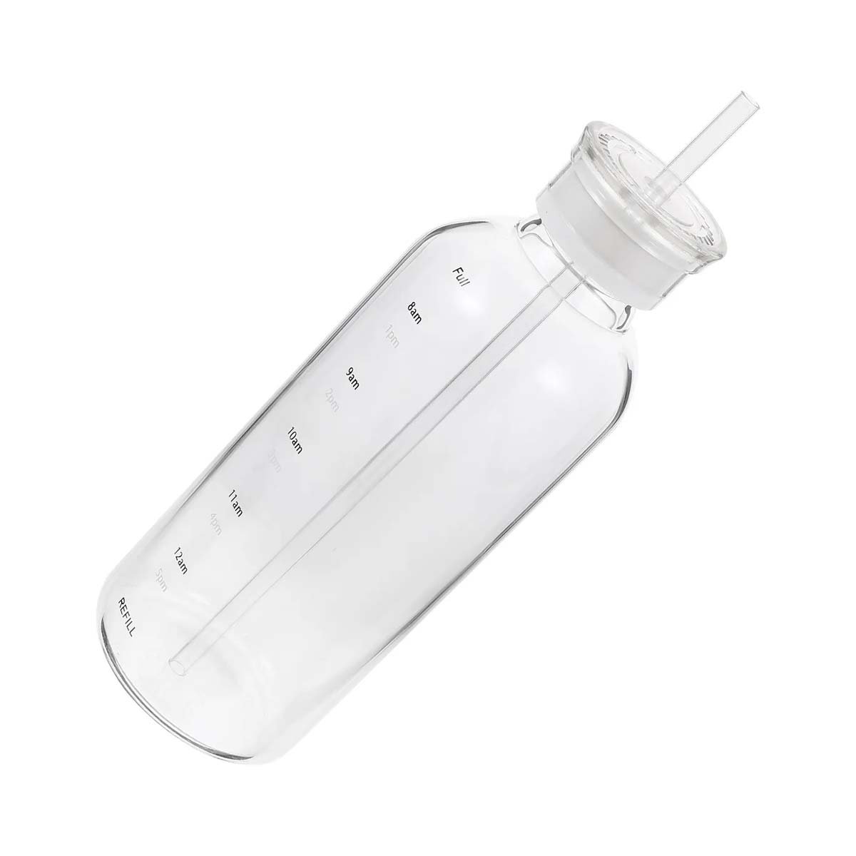 PACK2 RECIPIENTE DE VIDRIO 750ML TRANSPARENTE CON ESTILO MODERNO Y PRACTICO Y+REGALO STICKER - 2