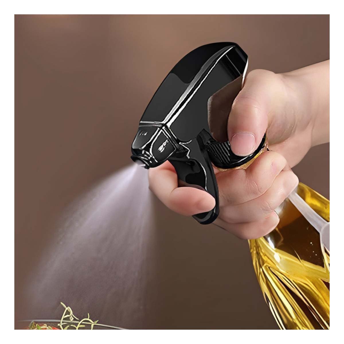 PACK12 ATOMIZADOR DE ACEITE SPRAY 240ML NEGRO DURADERO Y RESISTENTE SAZONAR ALIMENTOS - 3