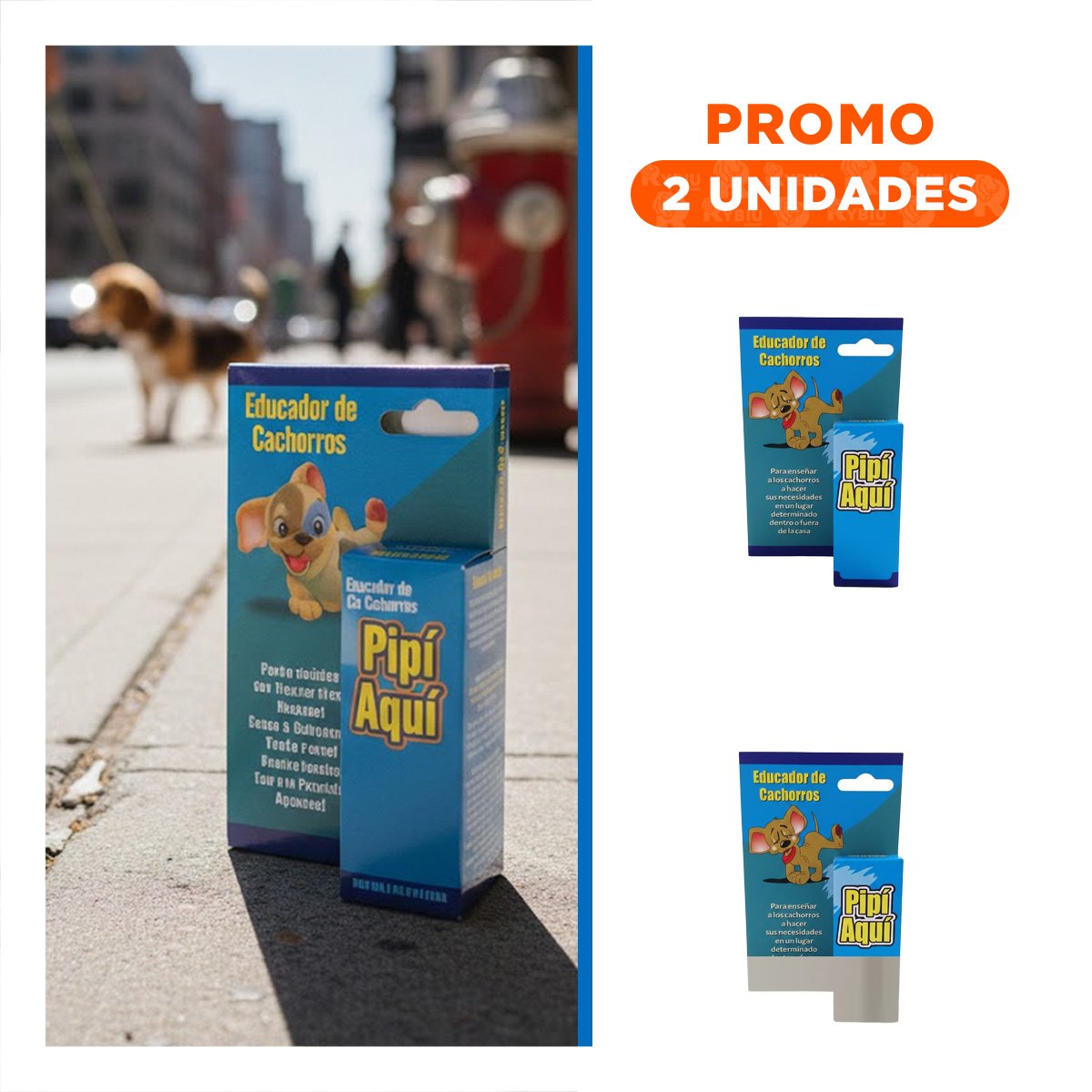 PACK2 SOLUCION QUE ENSEÑA A TU CACHORRO DONDE HACER SUS NECESIDADES RAPIDAMENTE CELESTE - 1