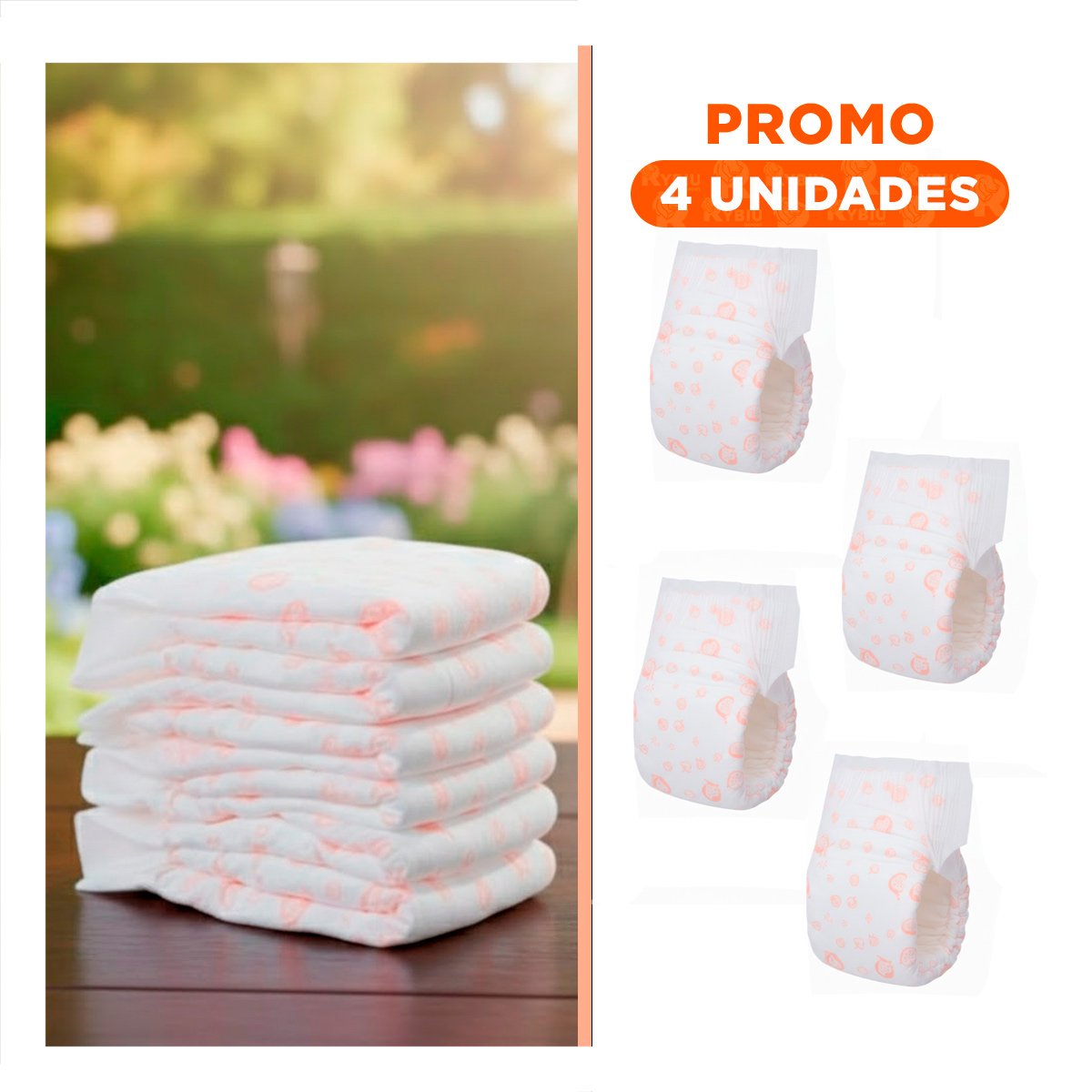 PACK4 FAJA COMODA Y AJUSTABLE PARA MASCOTAS PERRO HEMBRA L ROSADO Y+REGALO STICKER - 1