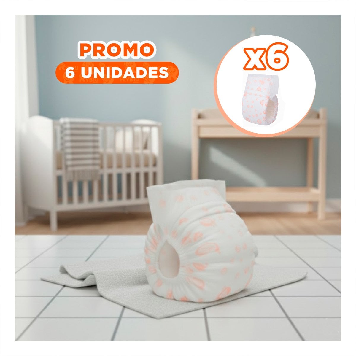 PACK6 CAMBIADOR QUE MANTIENE LIMPIEZA EN ESPACIOS AL PERRO HEMBRA M ROSADO Y+REGALO STICKER - 1