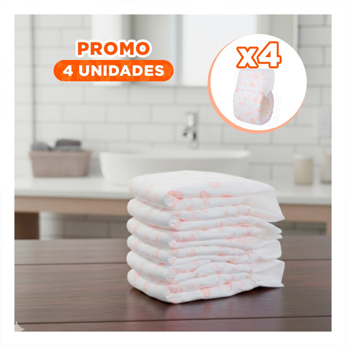 PACK4 PAQUETE HIGIENICO SEGURO QUE MANTIENE LIMPIEZA Y CONFORT PERRO HEMBRA L ROSADO - 1
