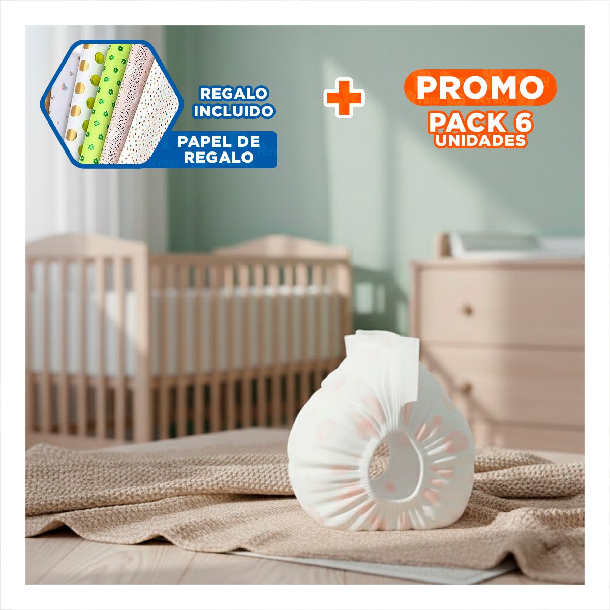 PACK6 ABSORBENTE IDEAL PARA ENTRENAMIENTO Y PASEOS DEL PERRO HEMBRA M ROSADO Y+PAPEL REGALO - 1