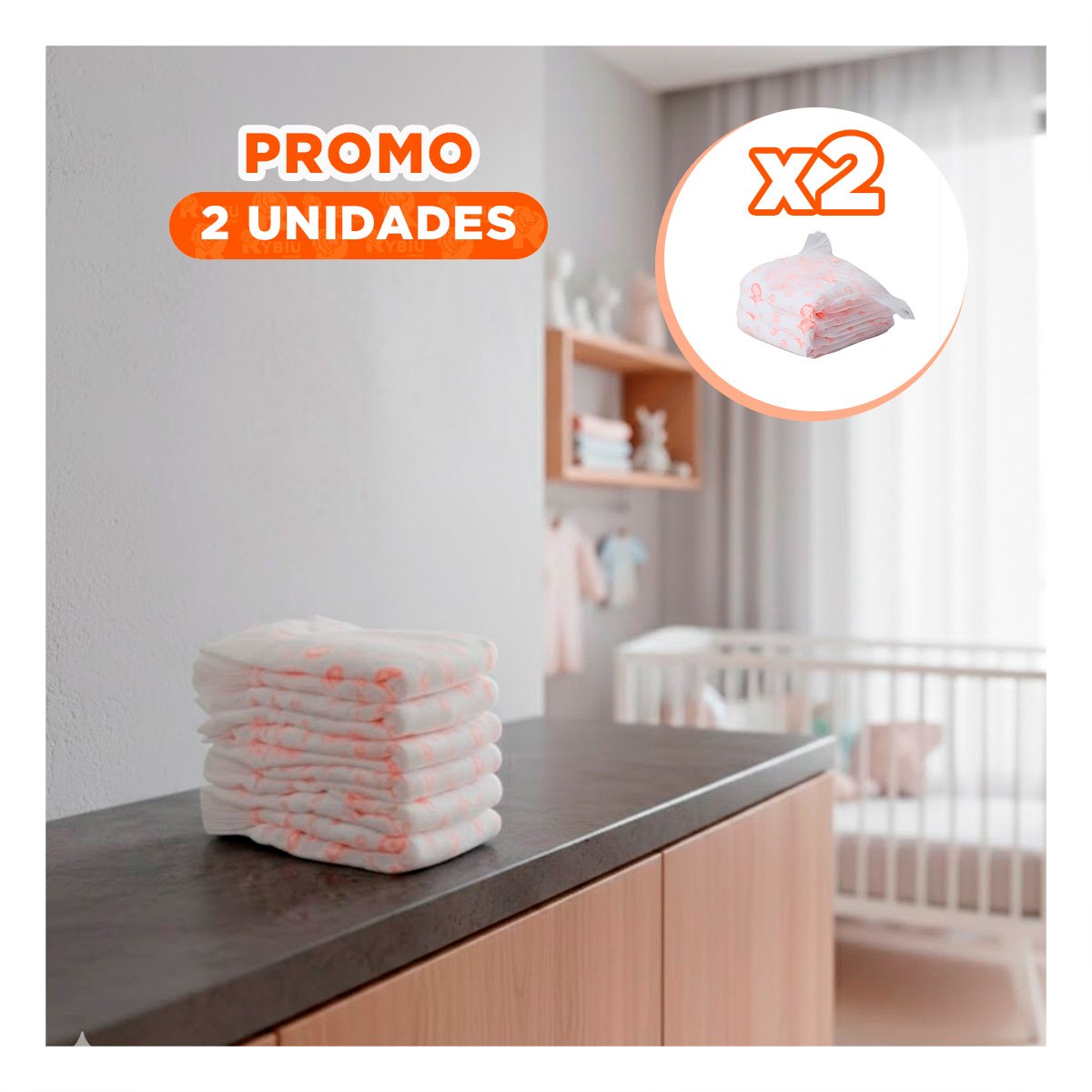 PACK2 PAQUETE HIGIENICO COMODO PARA USO DIARIO PERRO HEMBRA L ROSADO Y+REGALO STICKER - 1