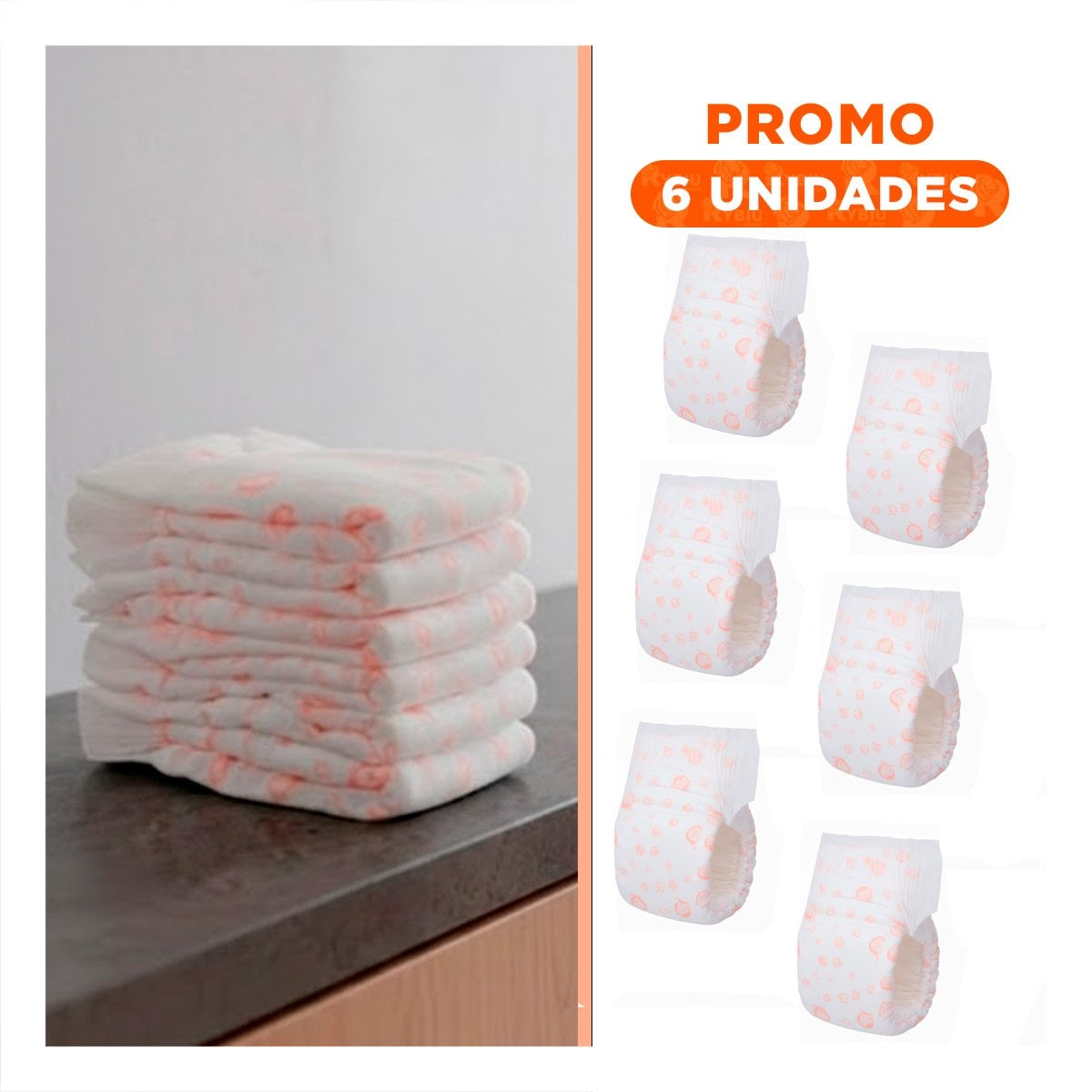 PACK6 FAJA HIGIENICA QUE BRINDA CONFORT Y SEGURIDAD PERRO HEMBRA L ROSADO - 1