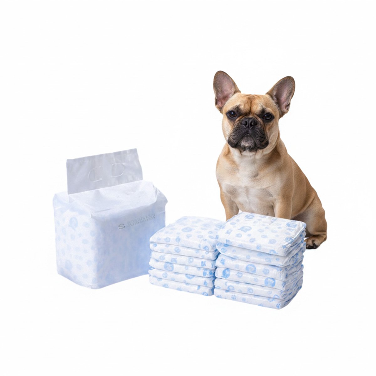 PACK6 CAPA QUE MANTIENE HIGIENE Y CONTROL DE OLORES MASCOTA MACHO M VERDE Y+REGALO STICKER - 2
